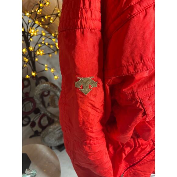 Descente Men’s Vintage Red Retro Ski Snow Winter Parka Jacket Size US XL - Picture 8 of 16